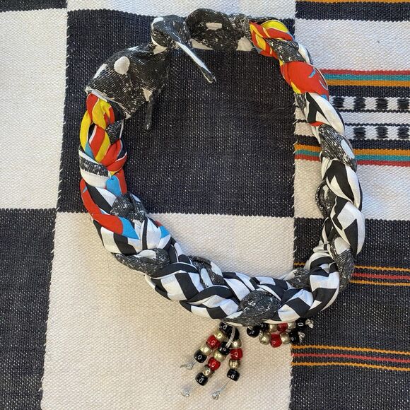 NWOT Bandana Necklace With Charm. Boho. Southwestern. OSFM. Adjustable. USA. - Picture 9 of 9